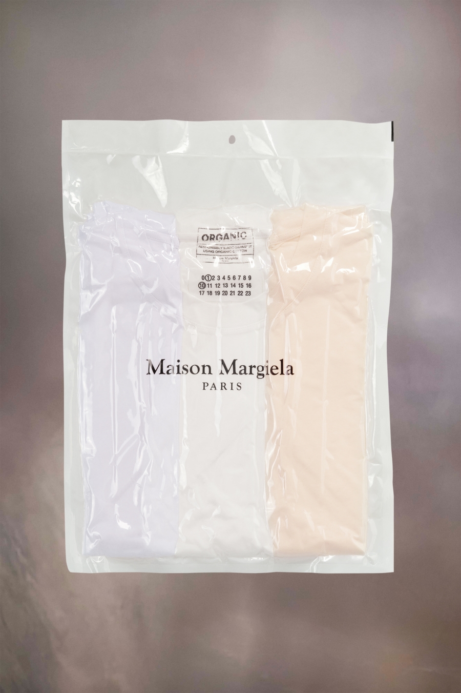 Maison Margiela 3-pack Organic Jersey T-shirts White | 906847-MTE