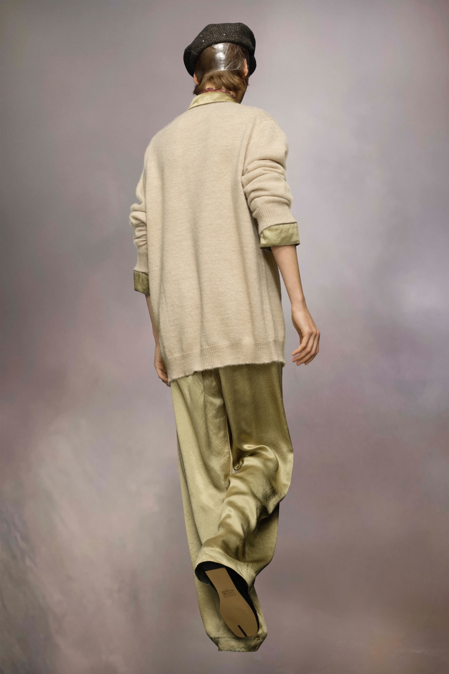 Maison Margiela Alpaca Knit Sweater Bronze | 205137-XLV