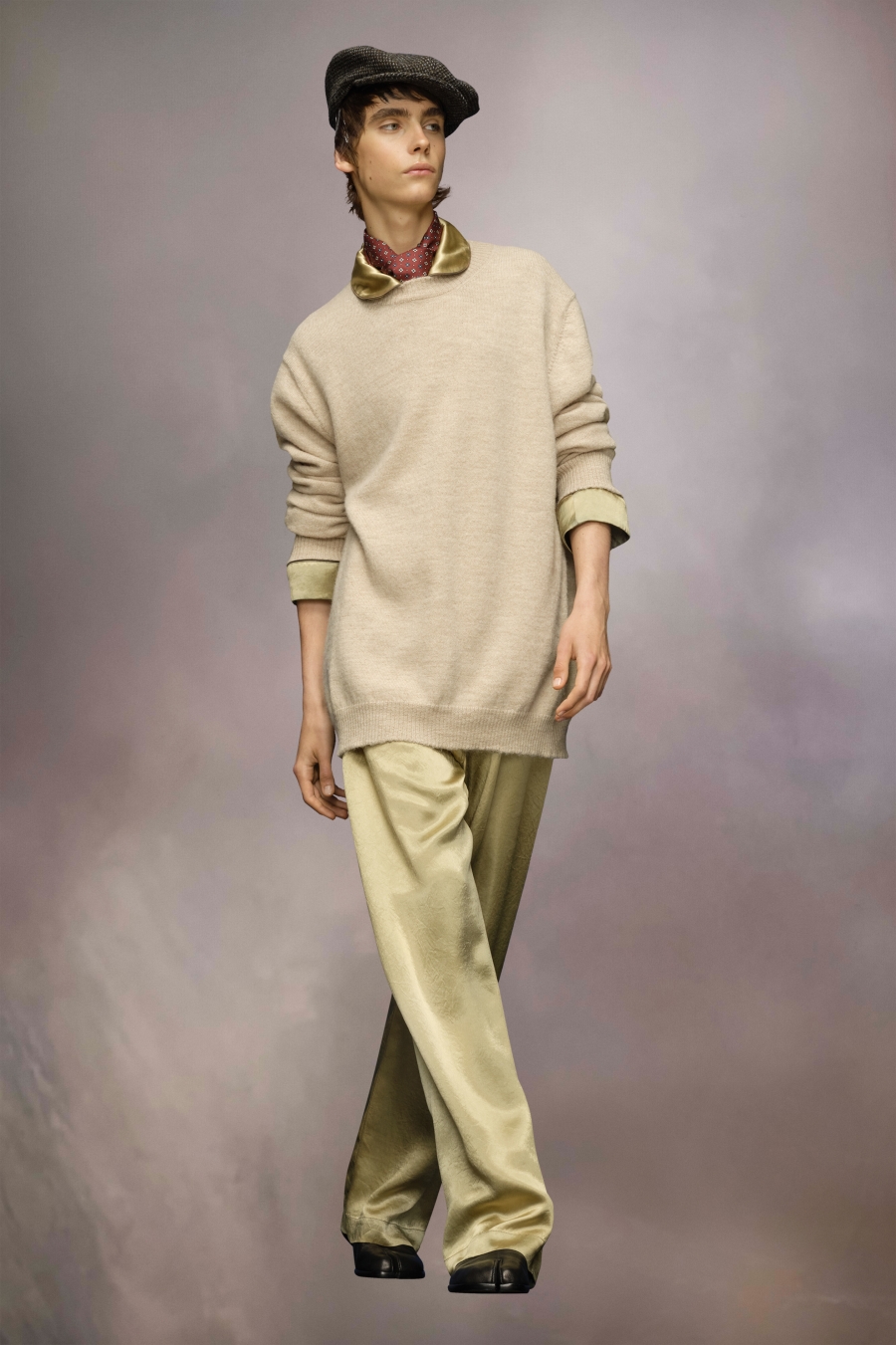 Maison Margiela Alpaca Knit Sweater Bronze | 205137-XLV