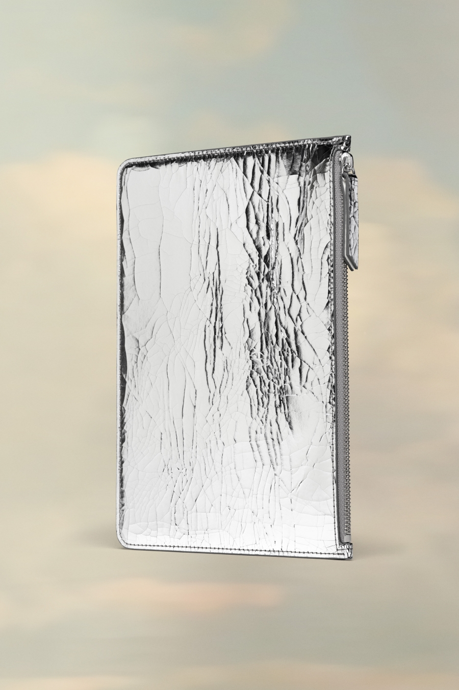 Maison Margiela Broken Mirror Pouch Silver Color | 184236-QBX