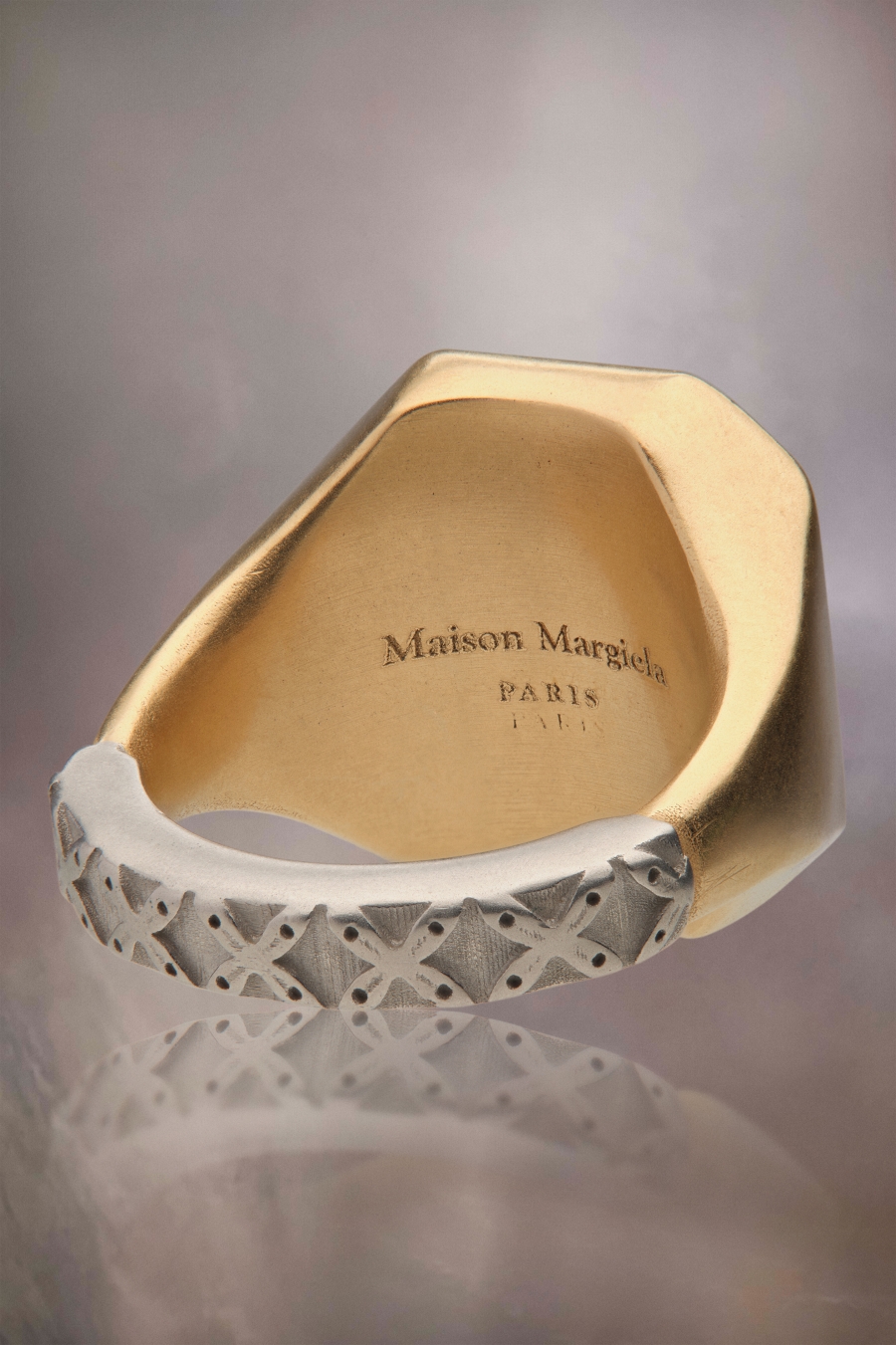 Maison Margiela Chevalier Ring Palladium | 125087-GEK