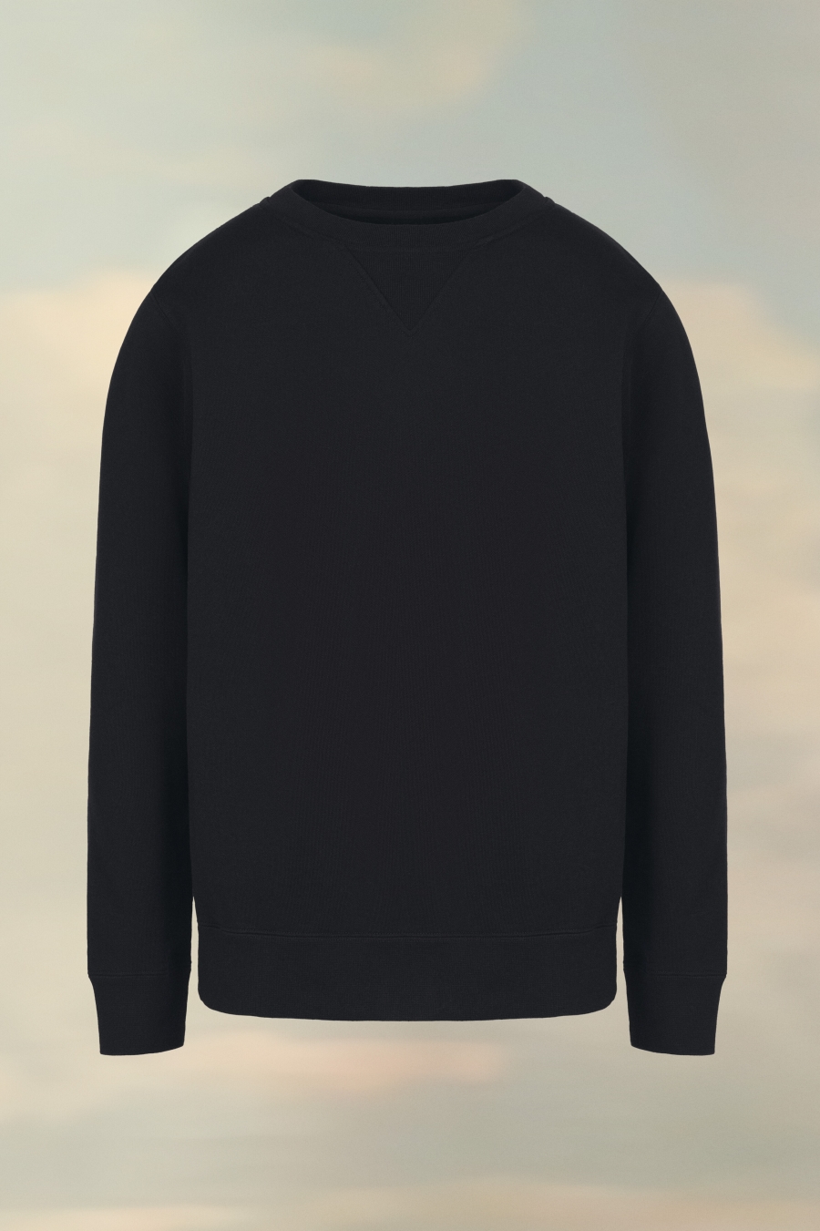 Maison Margiela Crewneck Cotton Sweatshirt Black | 169823-KPU