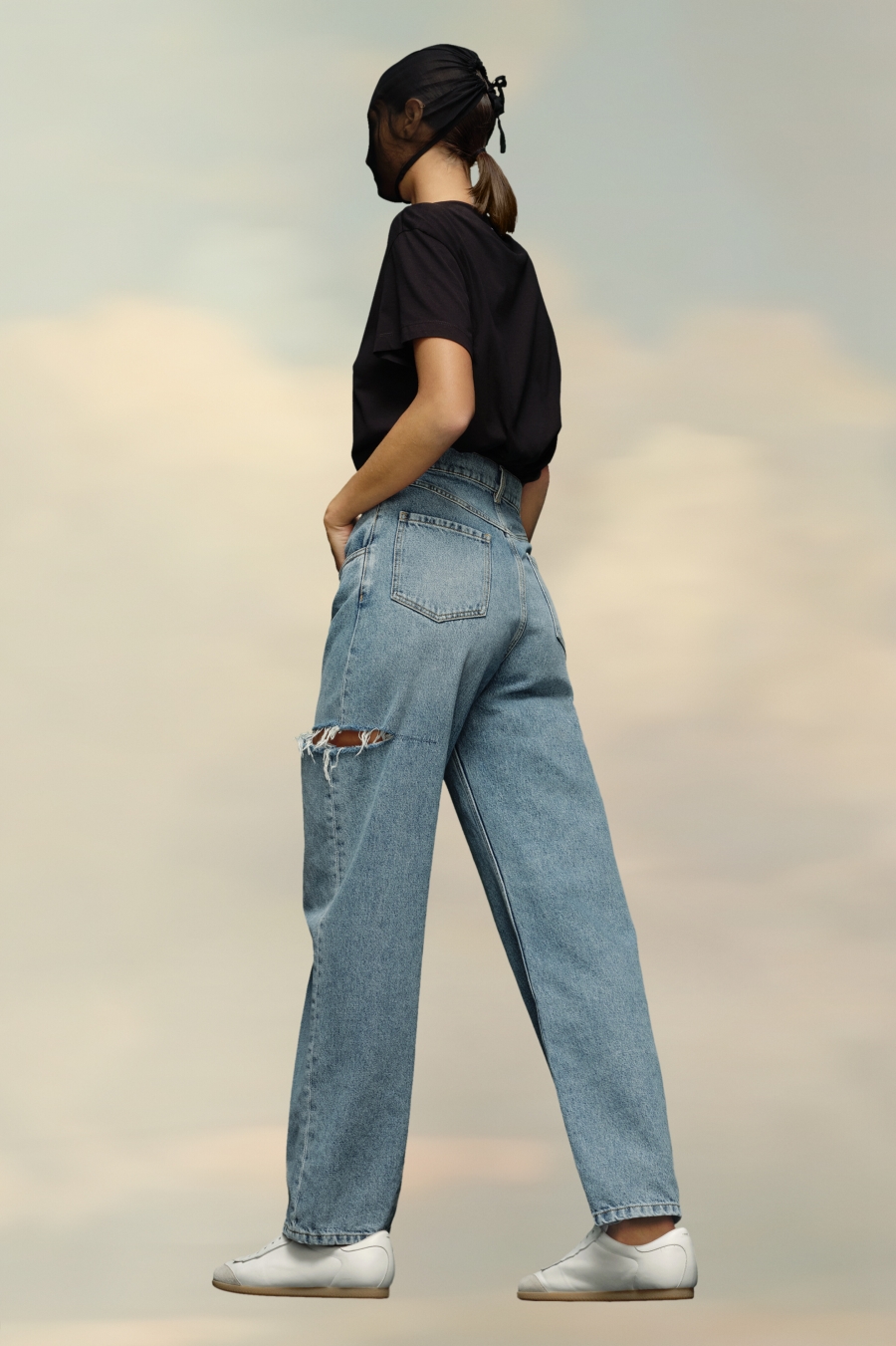 Maison Margiela Denim Jeans With Slash Details Blue jeans | 789102-HYS