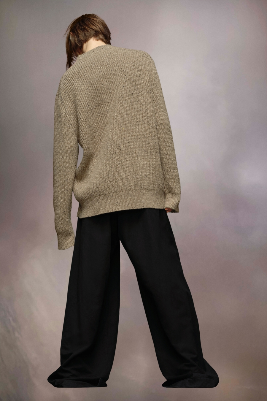 Maison Margiela Donegal Classic Knit Sweater Walnut | 162780-HLD