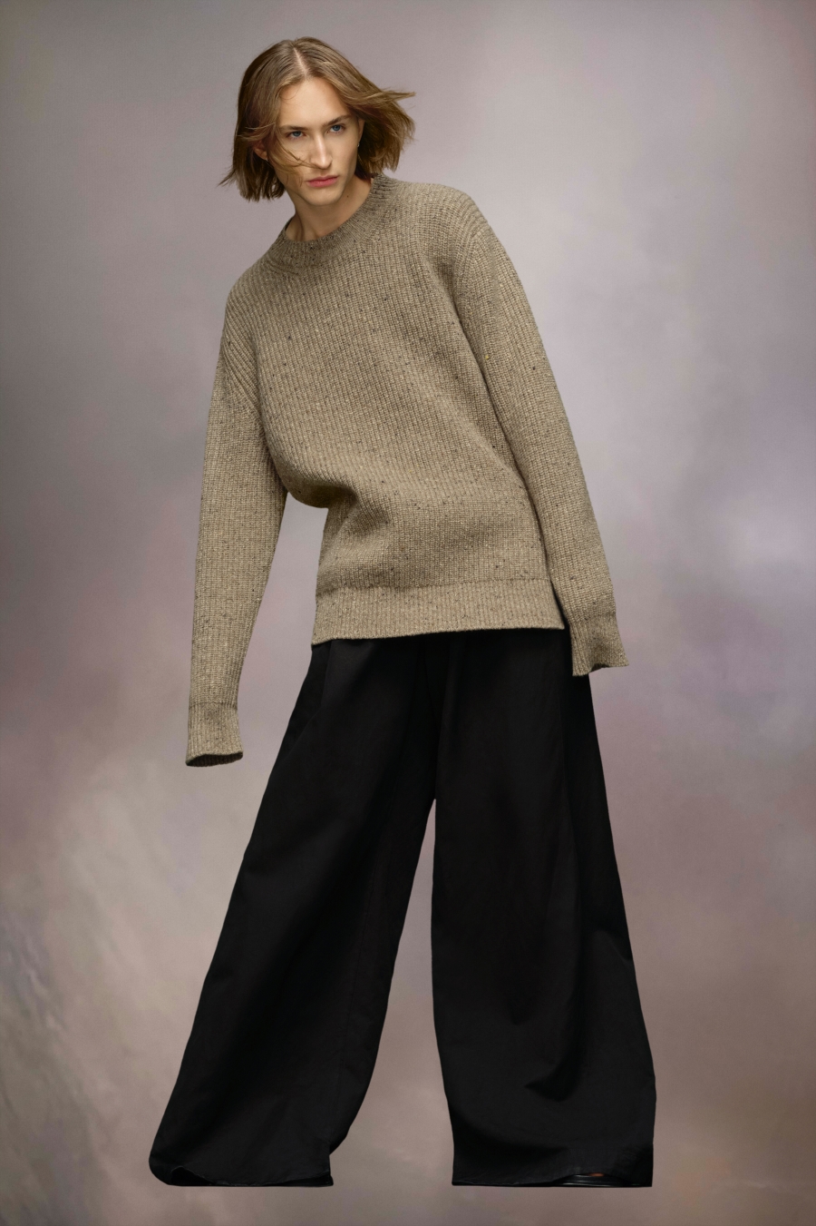 Maison Margiela Donegal Classic Knit Sweater Walnut | 162780-HLD