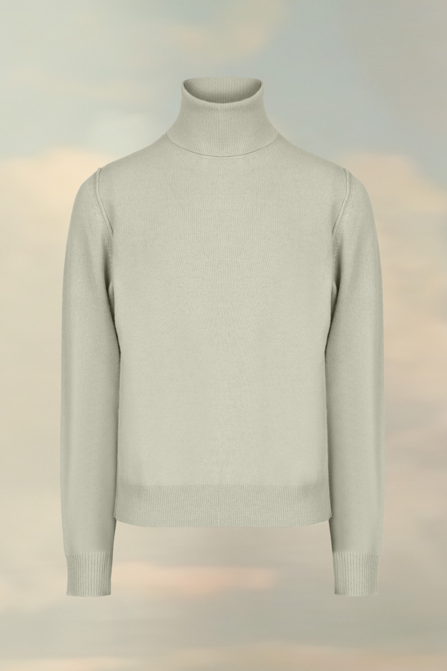 Maison Margiela Eco Cashmere High-neck Sweater Pistachio | 318490-PFG