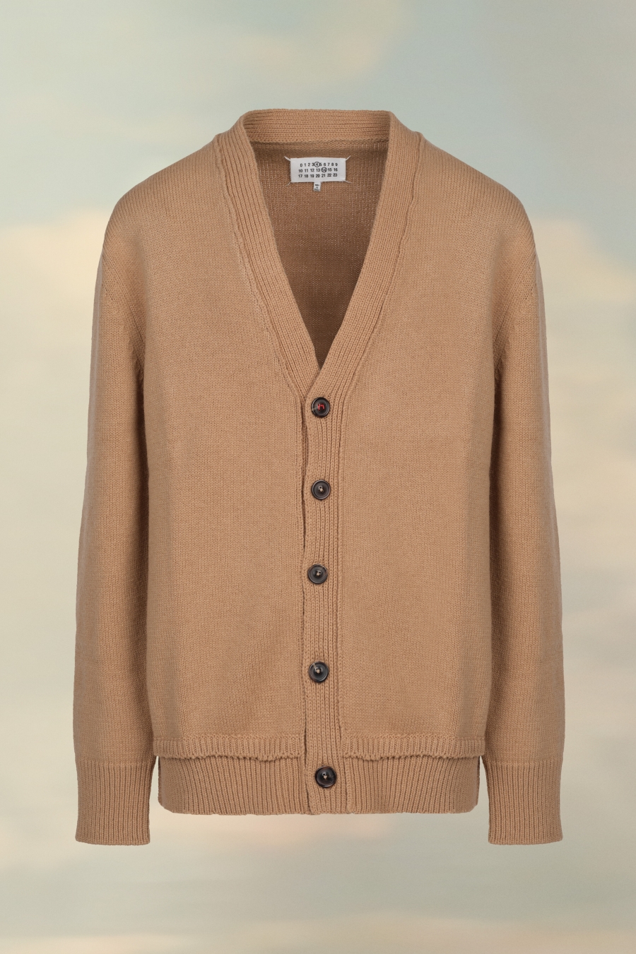 Maison Margiela Elbow Patch Cardigan Bronze | 256043-UVH