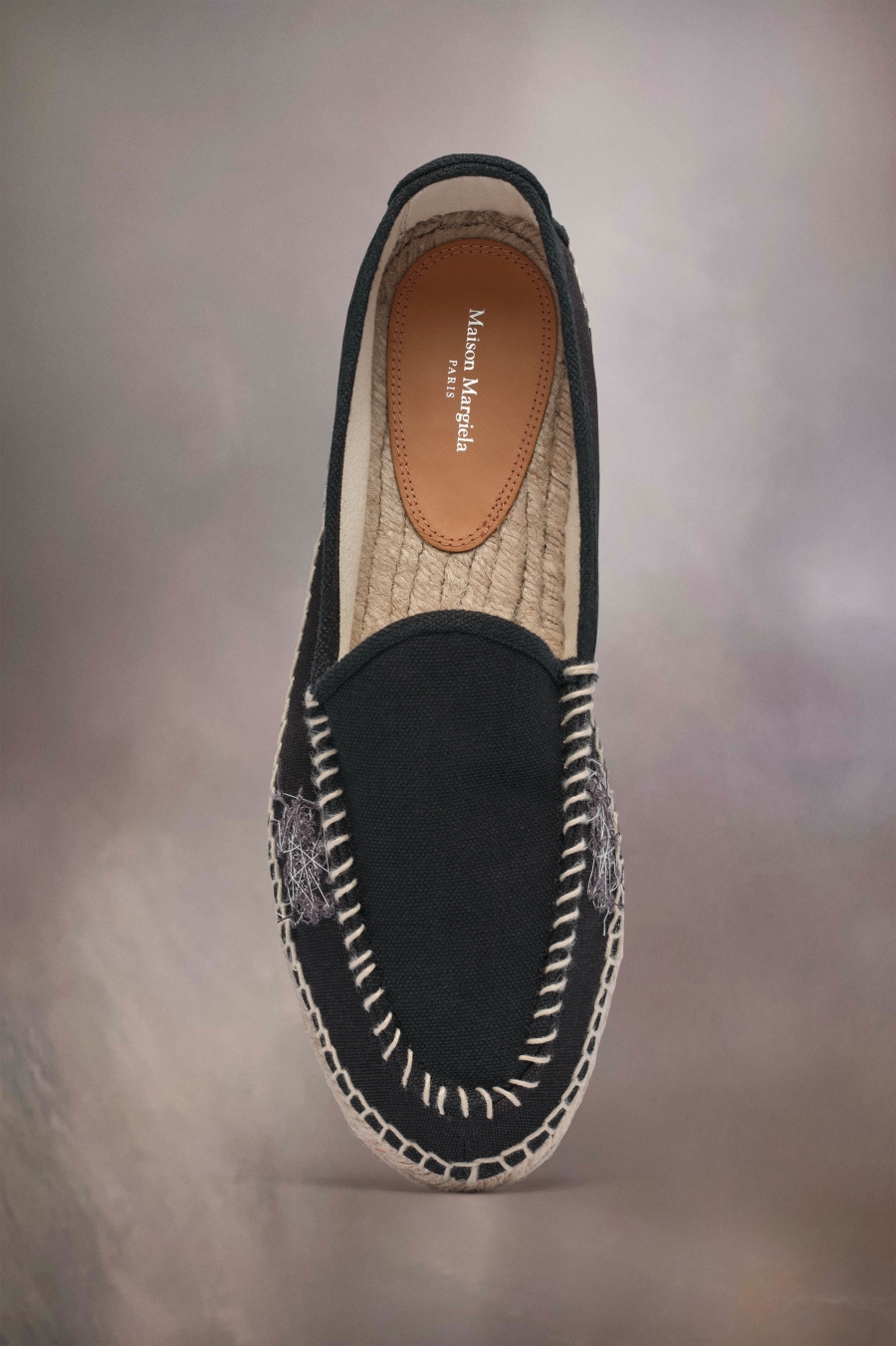 Maison Margiela Embroidered Espadrilles Chamois | 291457-YWB