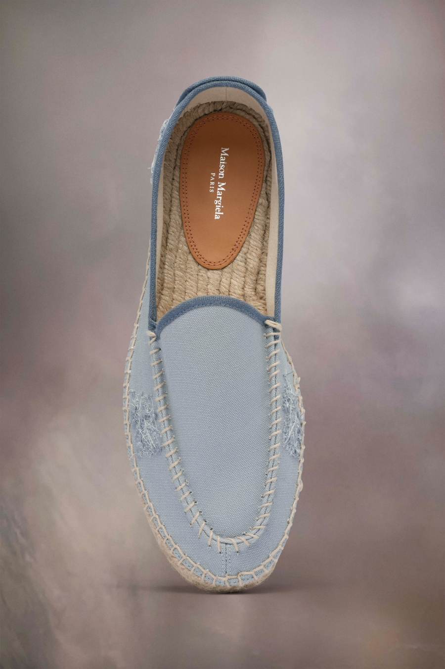 Maison Margiela Embroidered Espadrilles Chamois | 305124-ULY