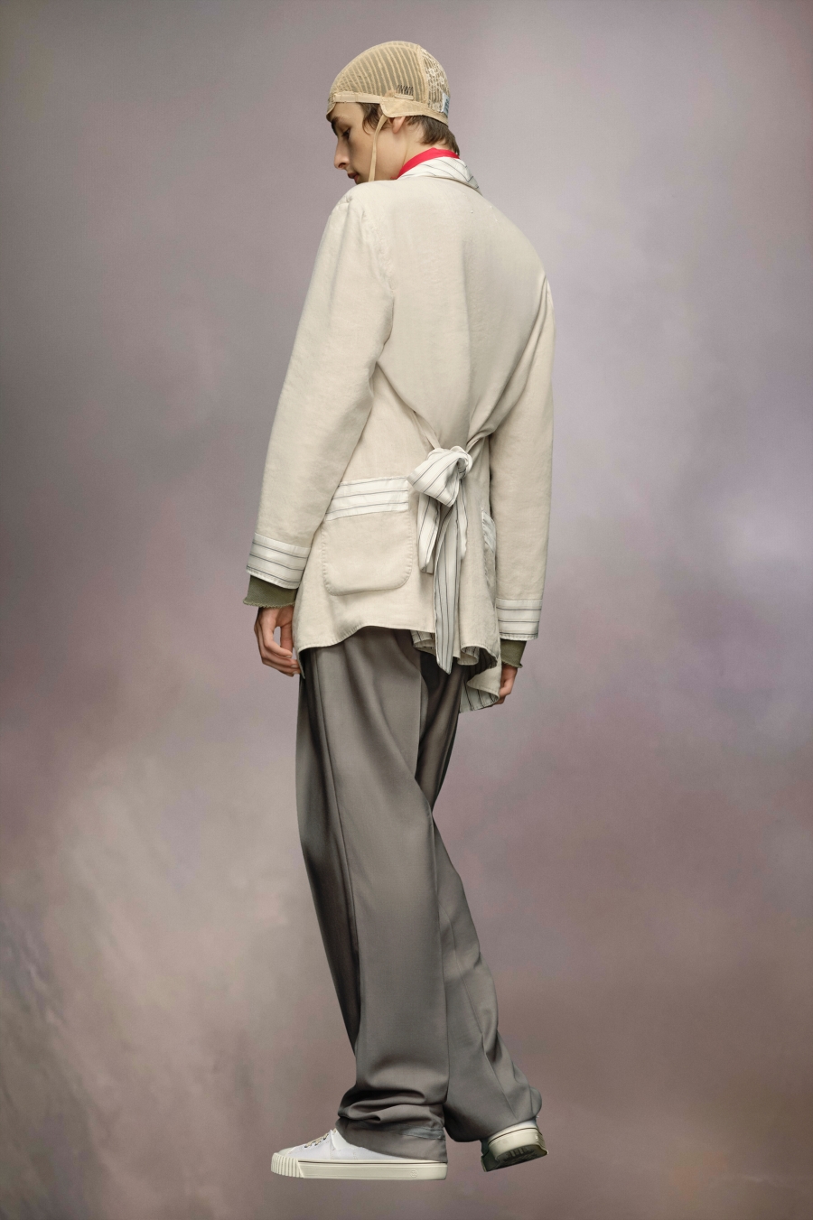 Maison Margiela Fluid Linen Jacket Cord | 024761-WEL