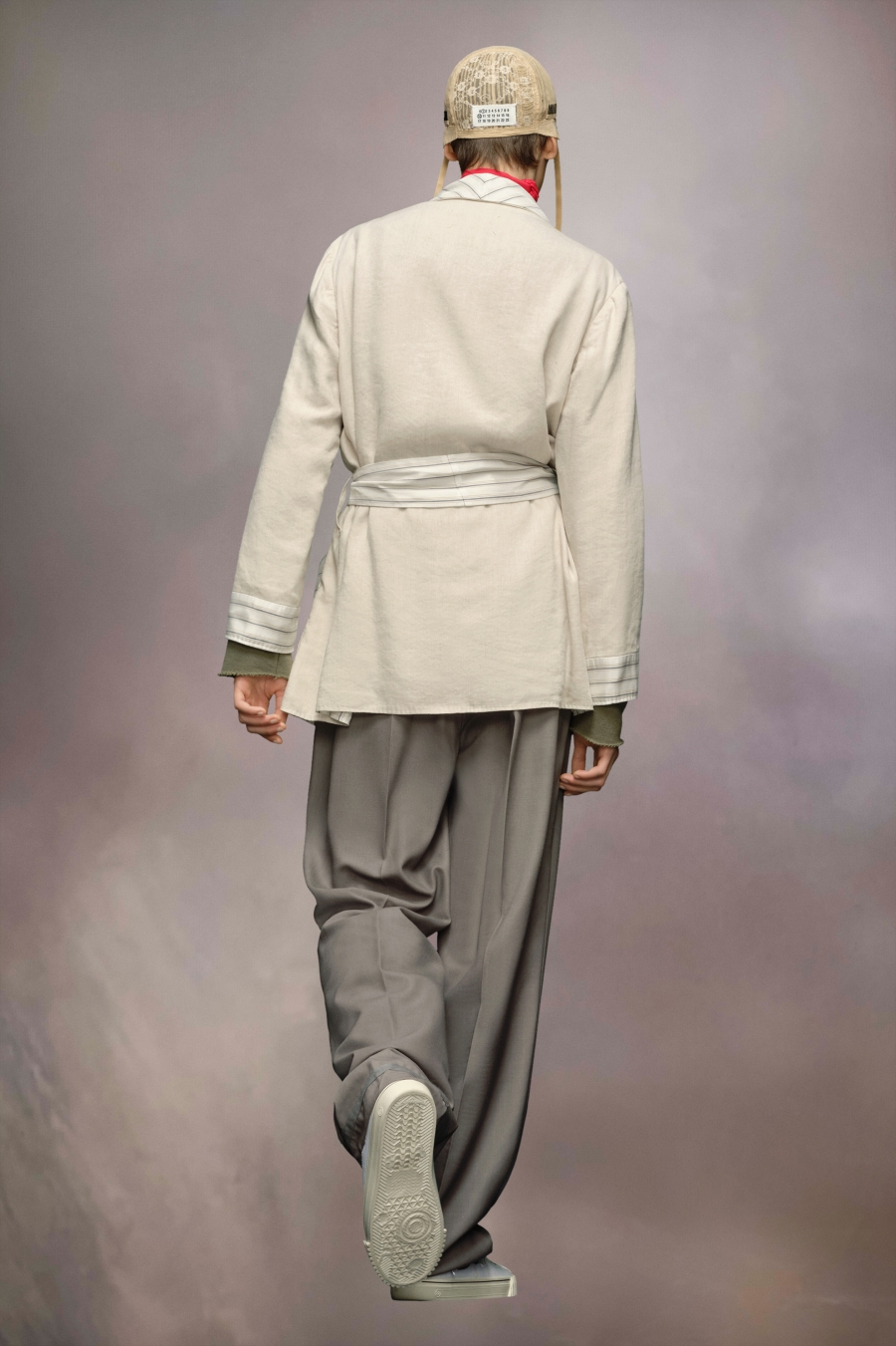 Maison Margiela Fluid Linen Jacket Cord | 024761-WEL