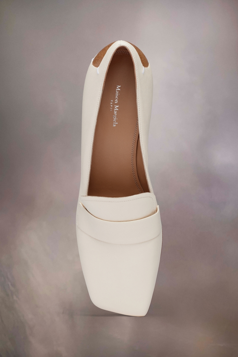 Maison Margiela Four Stitches Décortiqué Loafers White | 317269-DTO