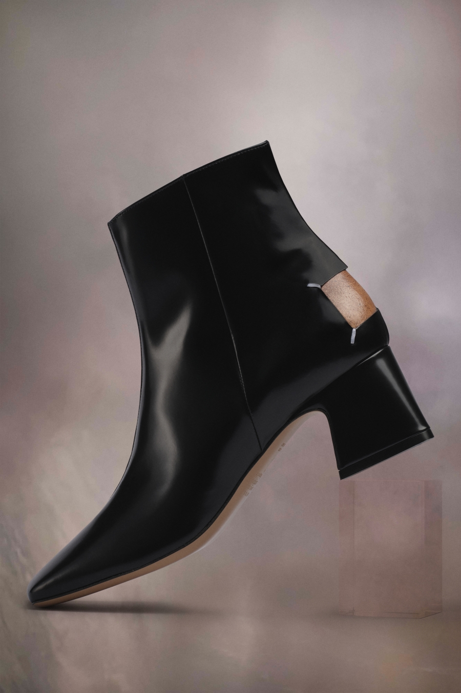 Maison Margiela Four Stitches Décortiqué Boots Black | 563481-FMK