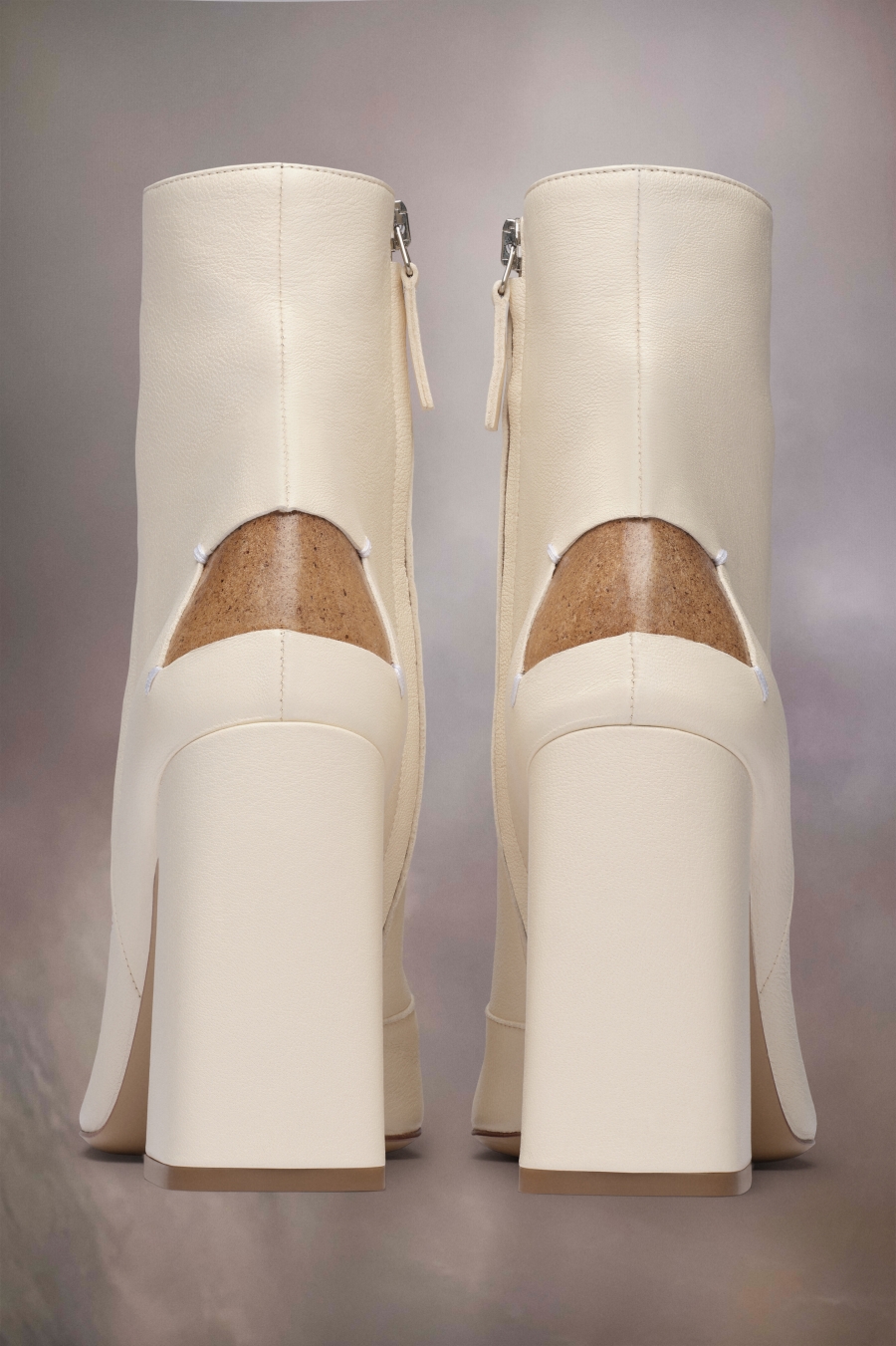 Maison Margiela Four Stitches Décortiqué Boots White | 752194-GYD