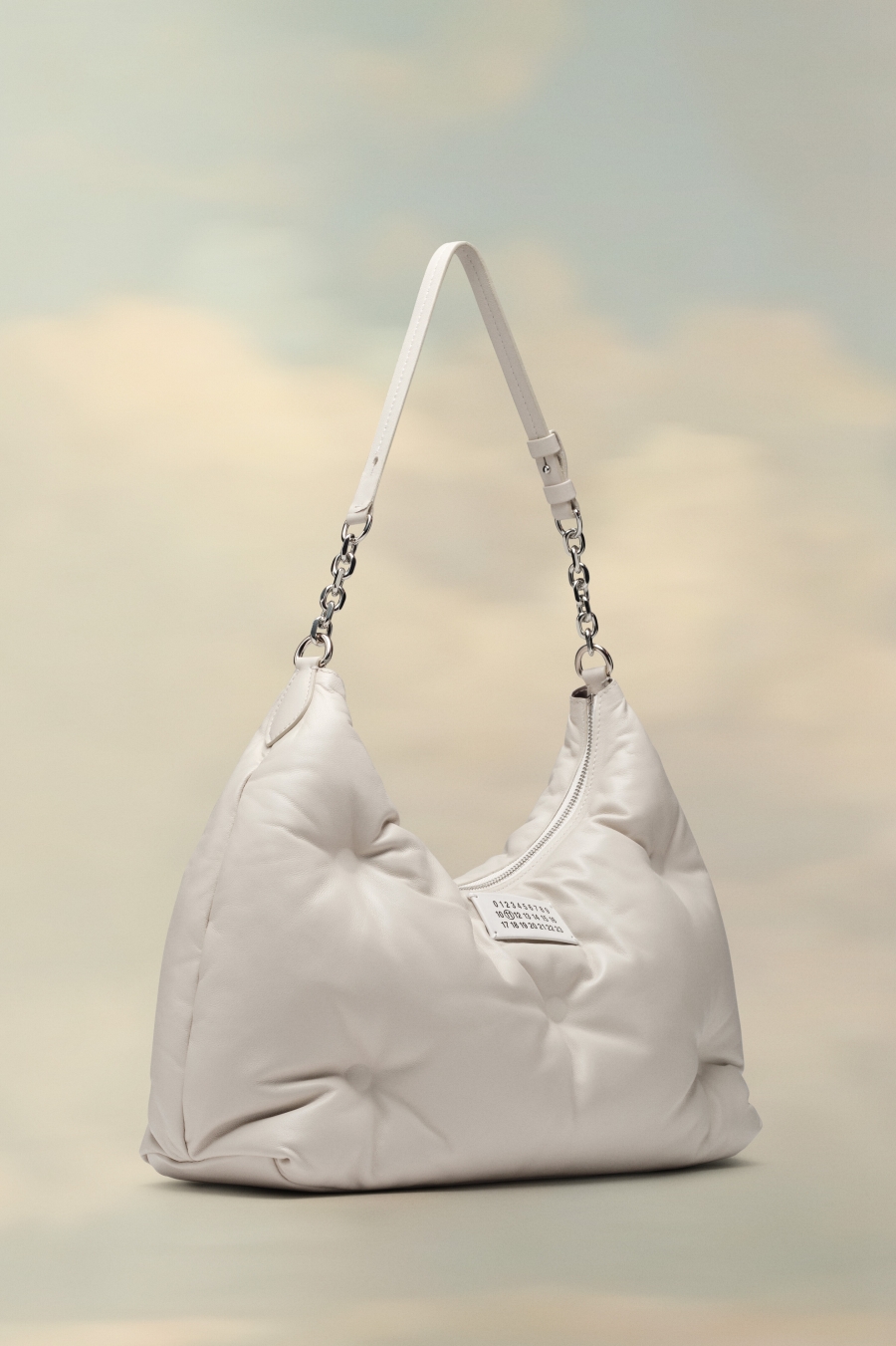 Maison Margiela Glam Slam Hobo Medium White | 138704-FEH