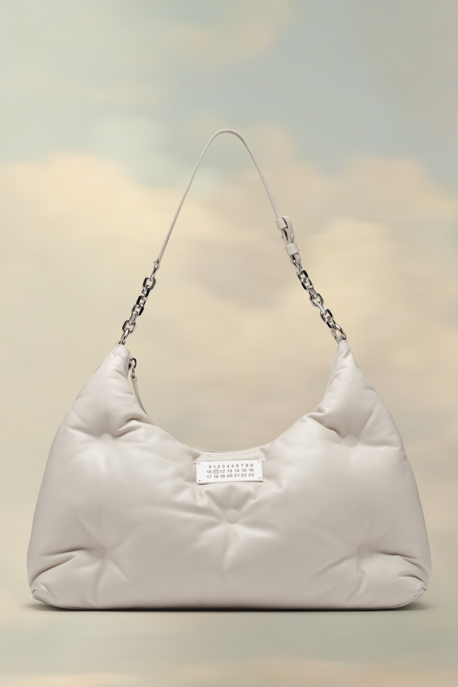 Maison Margiela Glam Slam Hobo Medium White | 138704-FEH