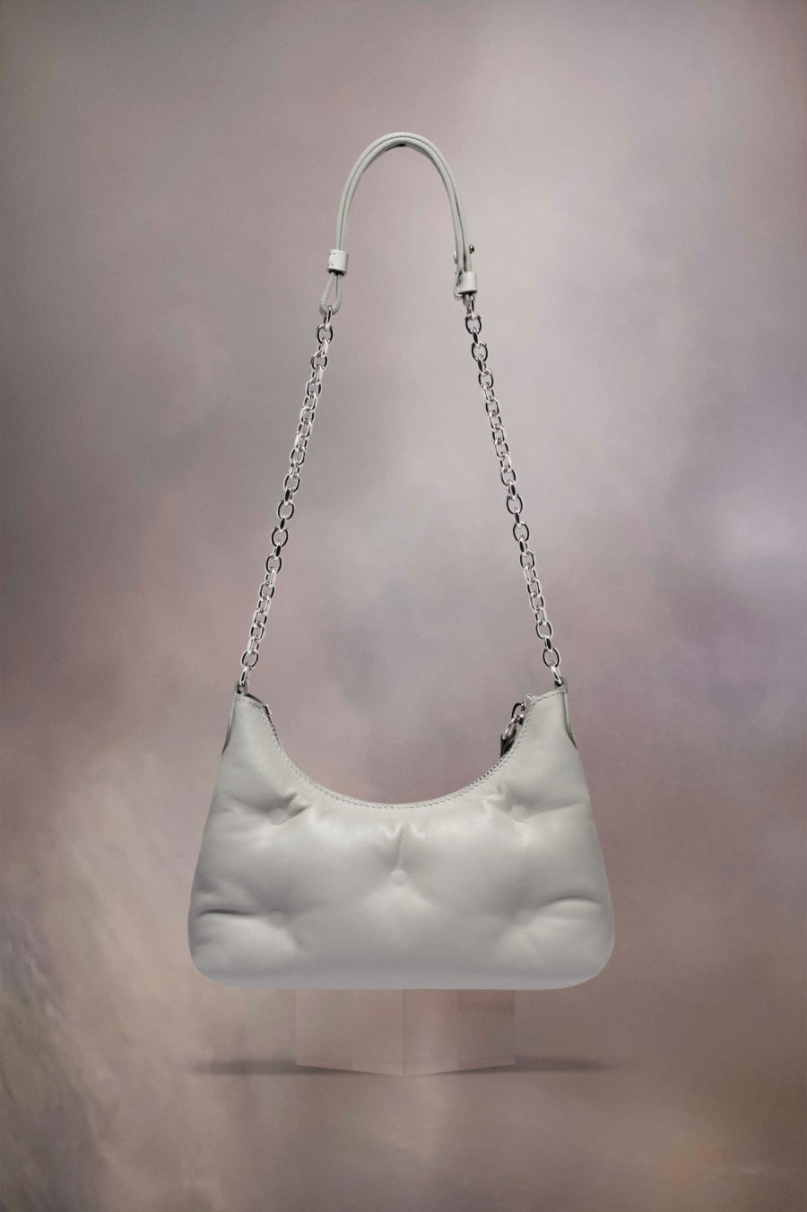 Maison Margiela Glam Slam Hobo Micro White | 349721-USR