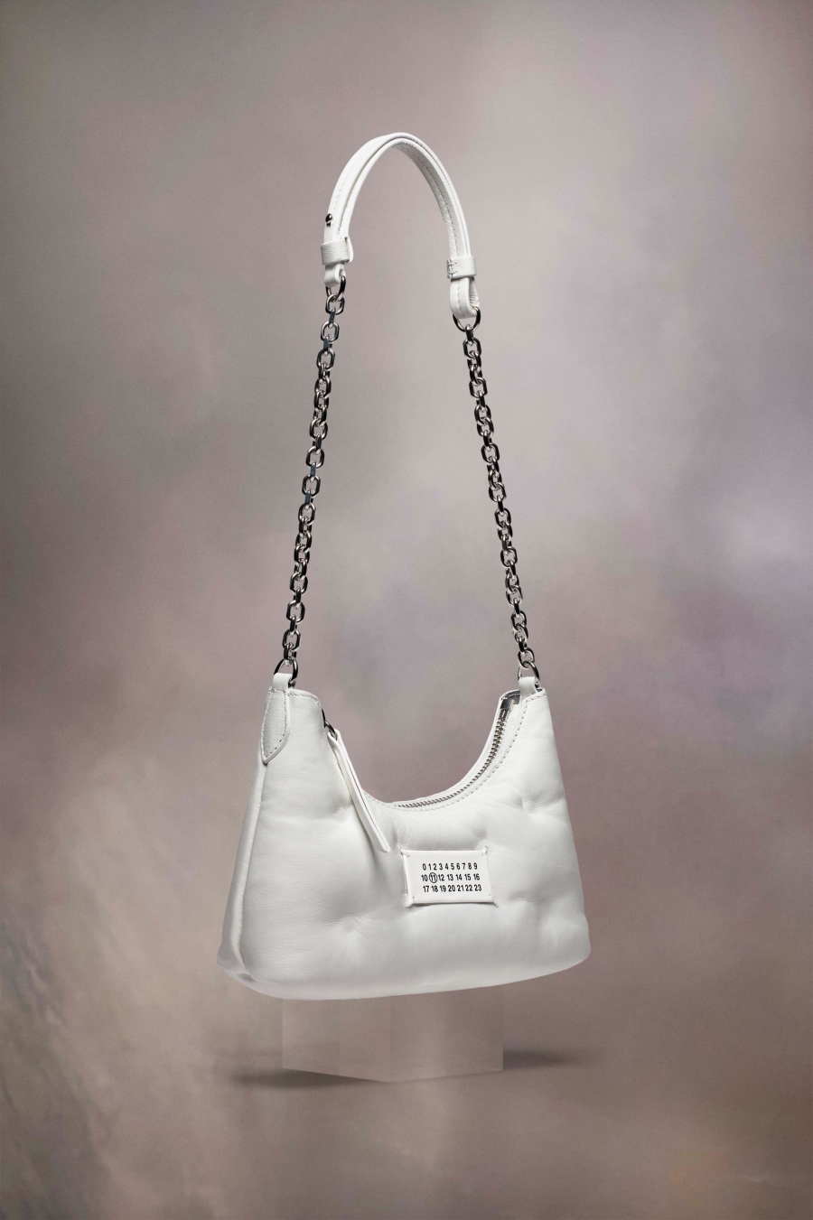 Maison Margiela Glam Slam Hobo Micro White | 389564-AZR