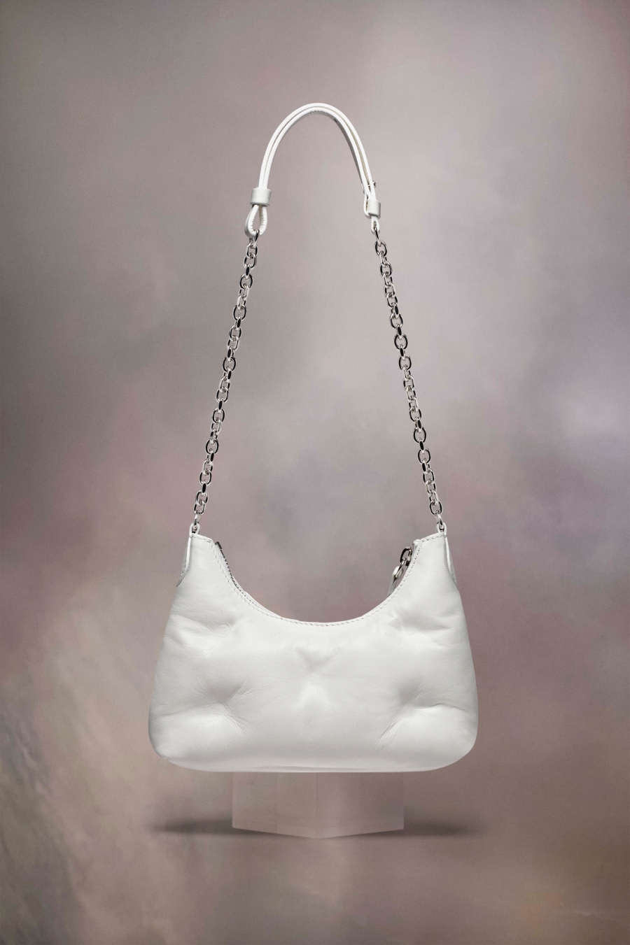 Maison Margiela Glam Slam Hobo Micro White | 389564-AZR