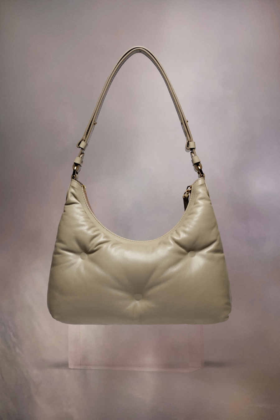 Maison Margiela Glam Slam Hobo Small White | 650381-MCK