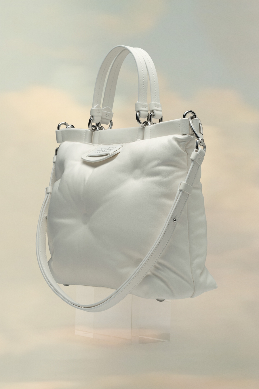 Maison Margiela Glam Slam Shopping Small White | 164382-YWL