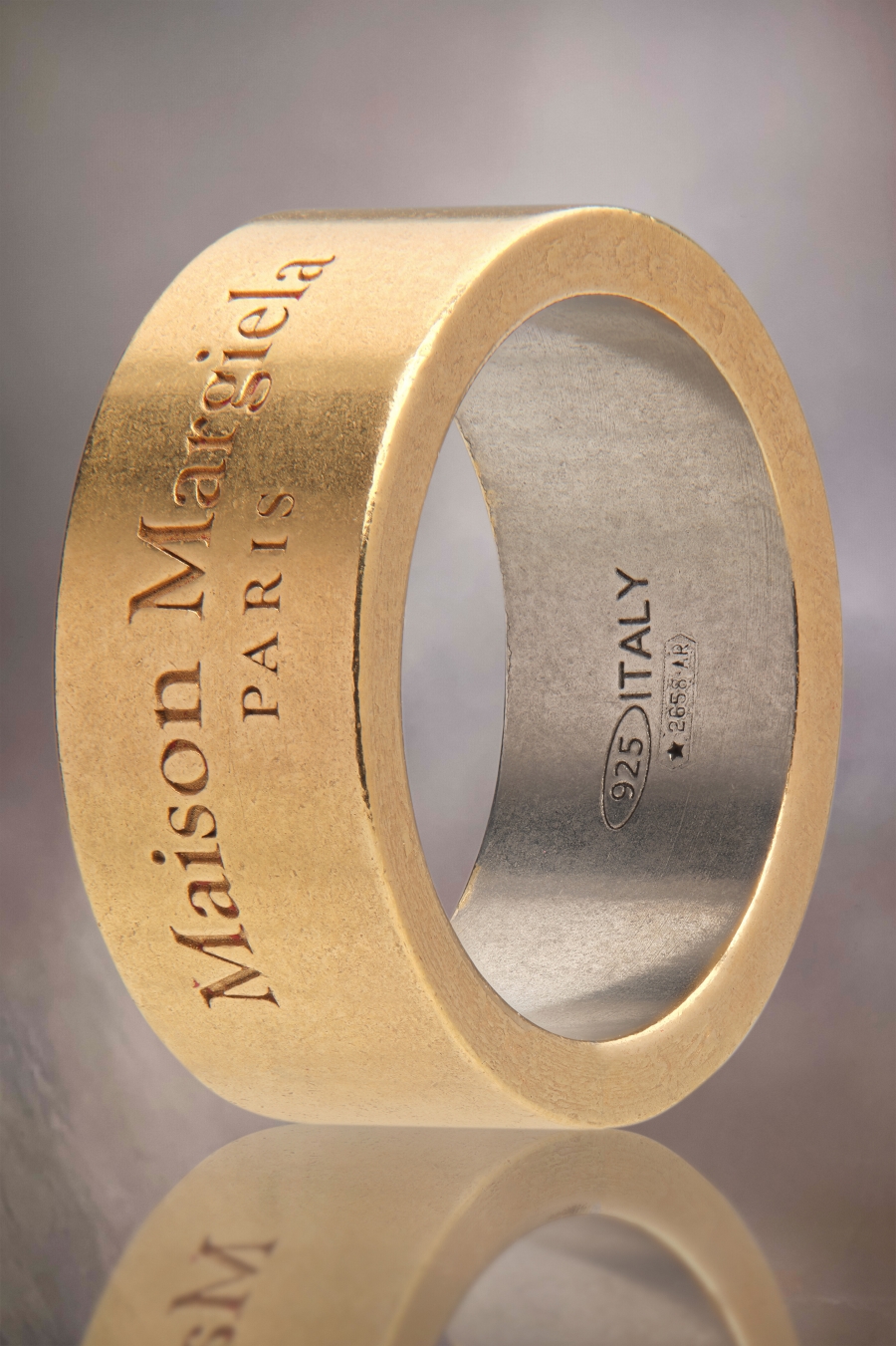 Maison Margiela Logo Ring Palladium | 306478-OAQ