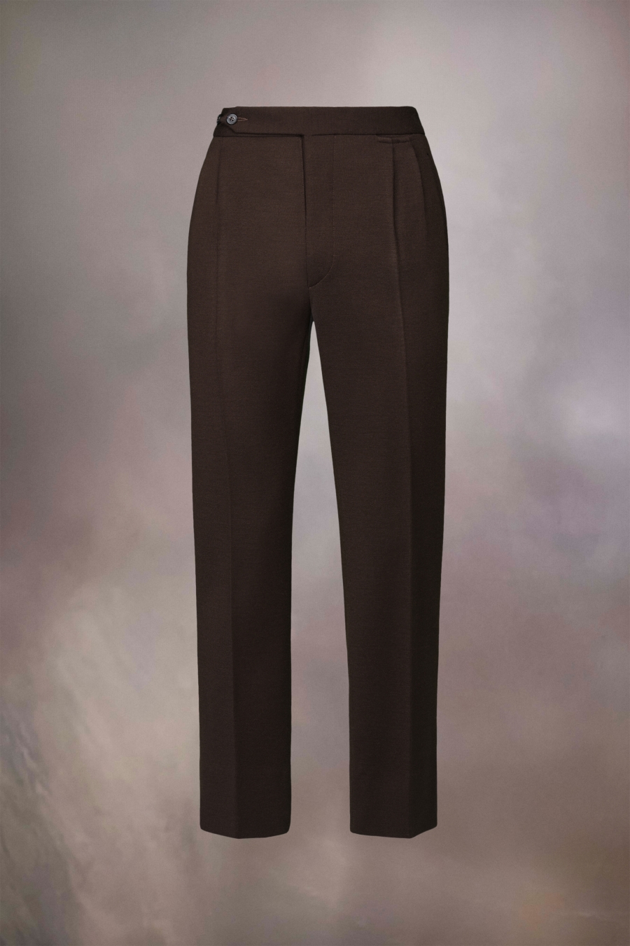 Maison Margiela Milano Stitch Jersey Trousers Brown | 680254-LKX