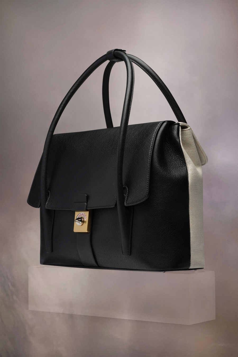 Maison Margiela New Lock Tote Black | 642580-GRA