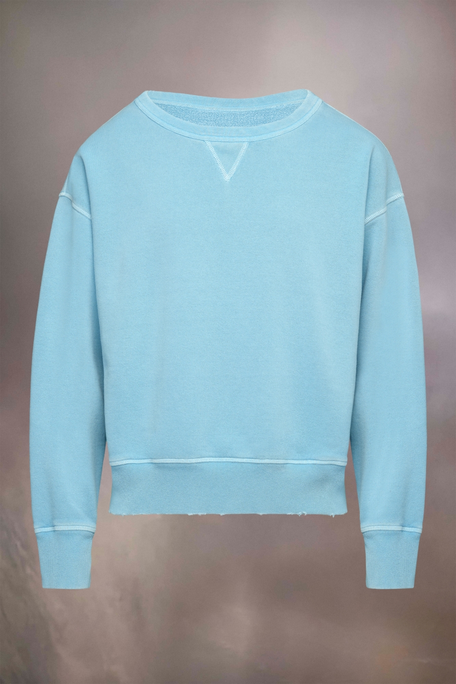 Maison Margiela Organic Cotton Sweatshirt Sky | 396075-DUX