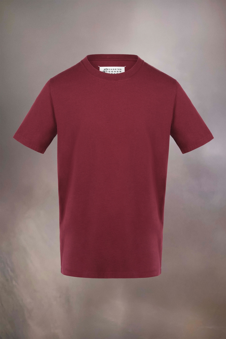 Maison Margiela Organic Cotton T-shirt Bordeaux | 196245-LMC