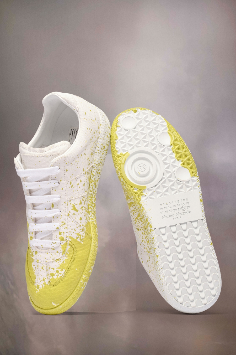 Maison Margiela Paint Replica Sneakers White | 218095-SXF