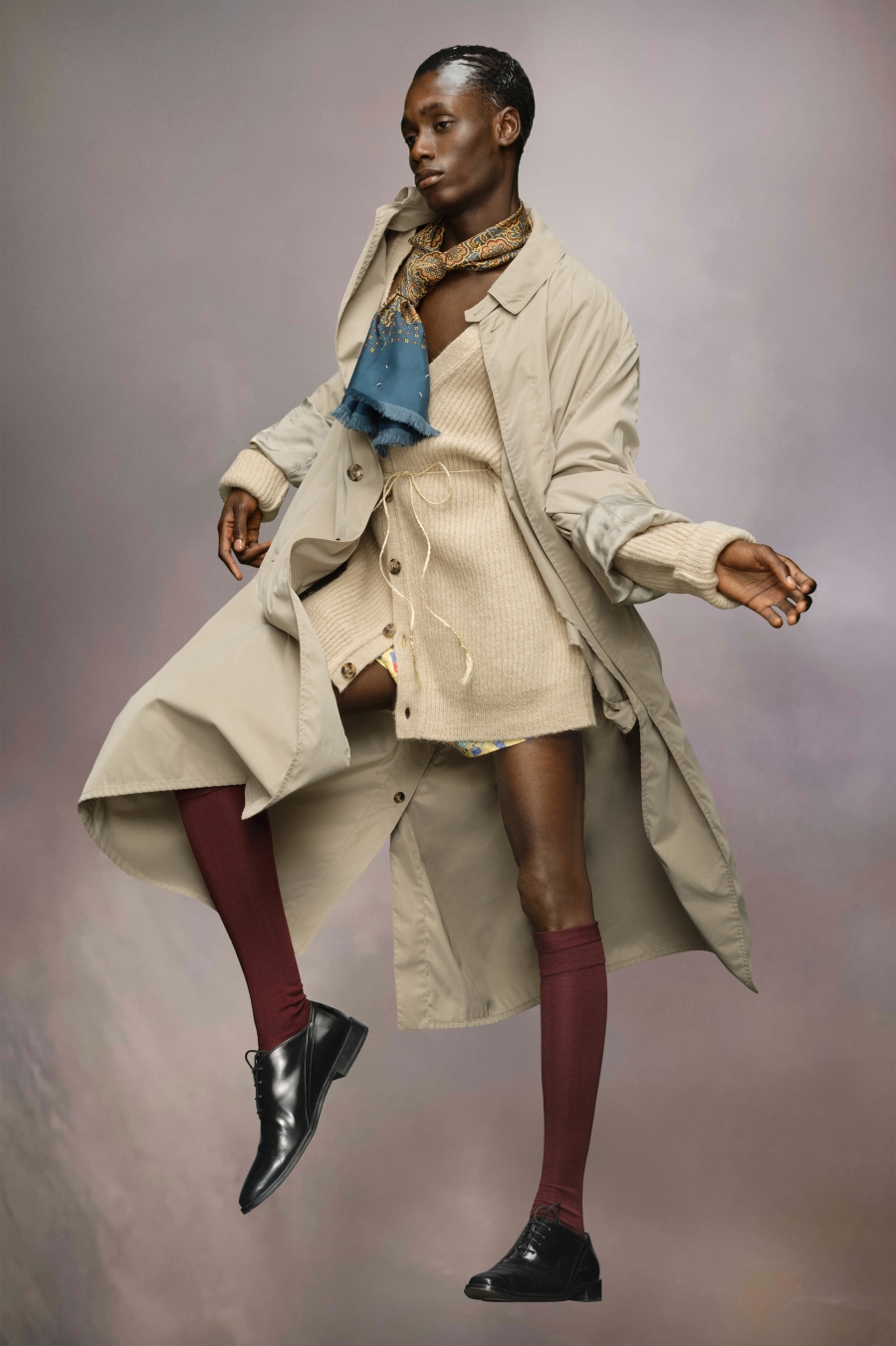 Maison Margiela Peached Cotton Coat Sand | 493086-CPD