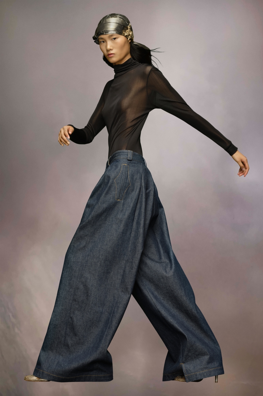 Maison Margiela Pleated Trousers Blue | 135720-GMS