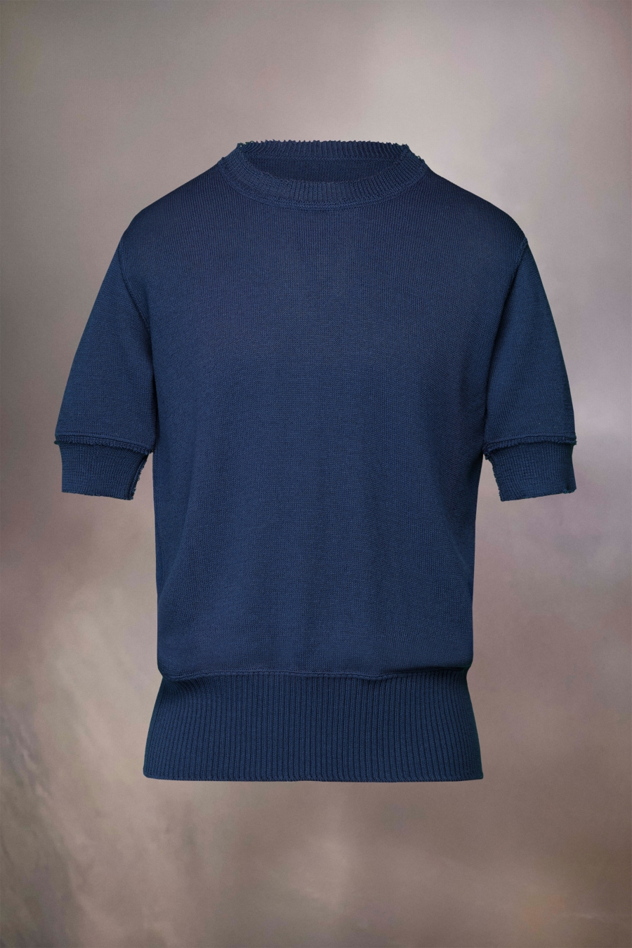 Maison Margiela Potato Sack Knit Top Cobalt Blue | 892673-YOI