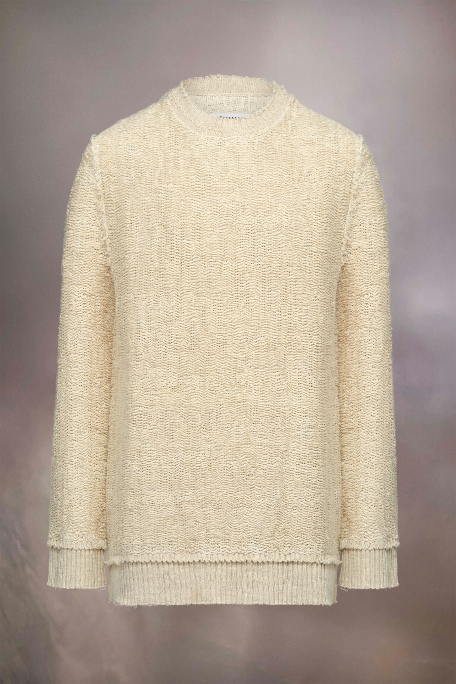 Maison Margiela Raw Woven Knit Sweatshirt Bronze | 510794-QFI