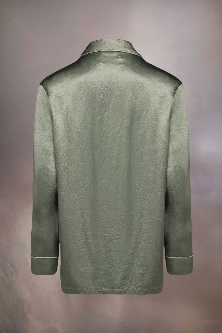 Maison Margiela Satin Shirt Sage | 503149-NPJ