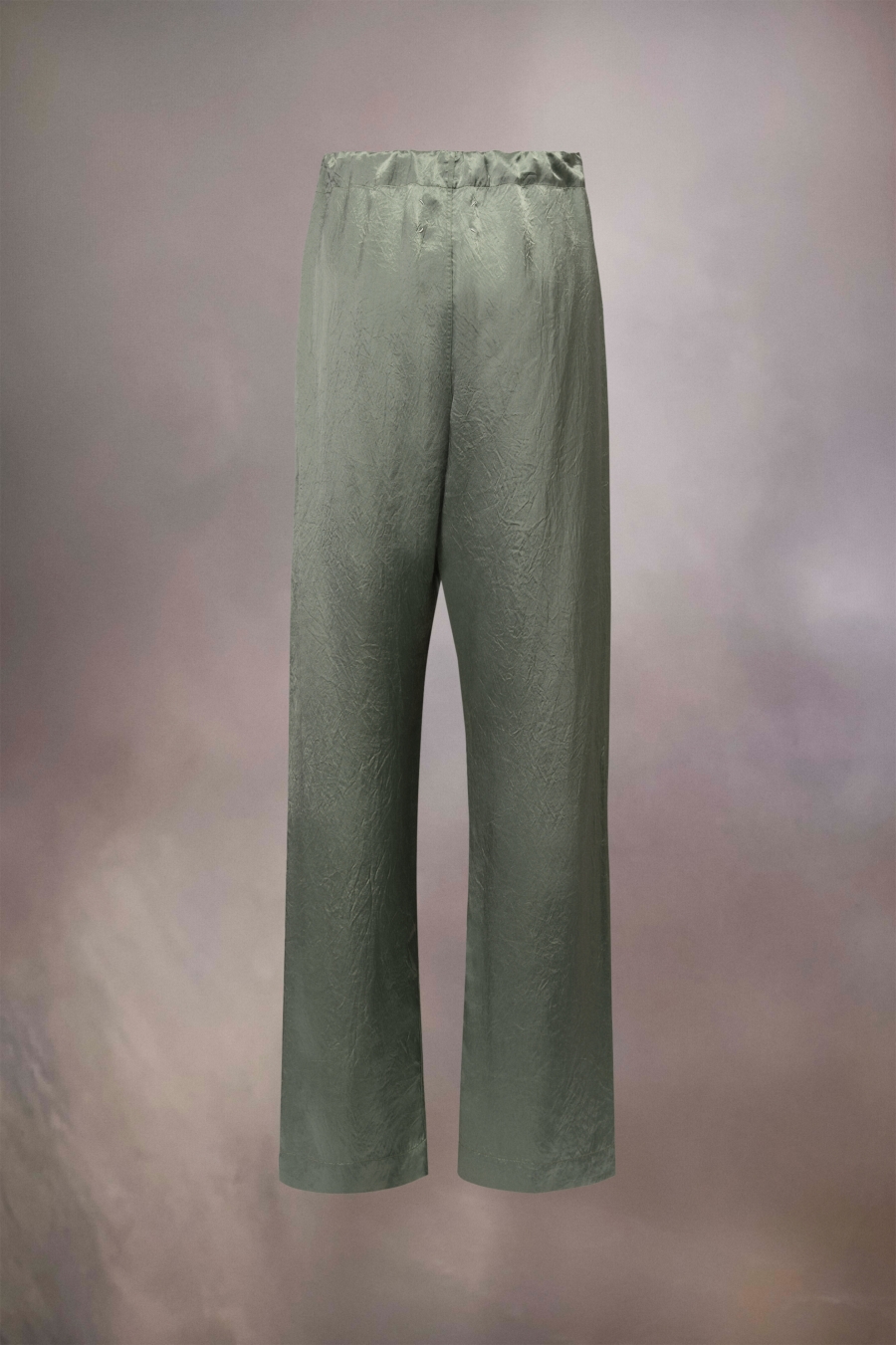 Maison Margiela Satin Trousers Sage | 715928-TFD