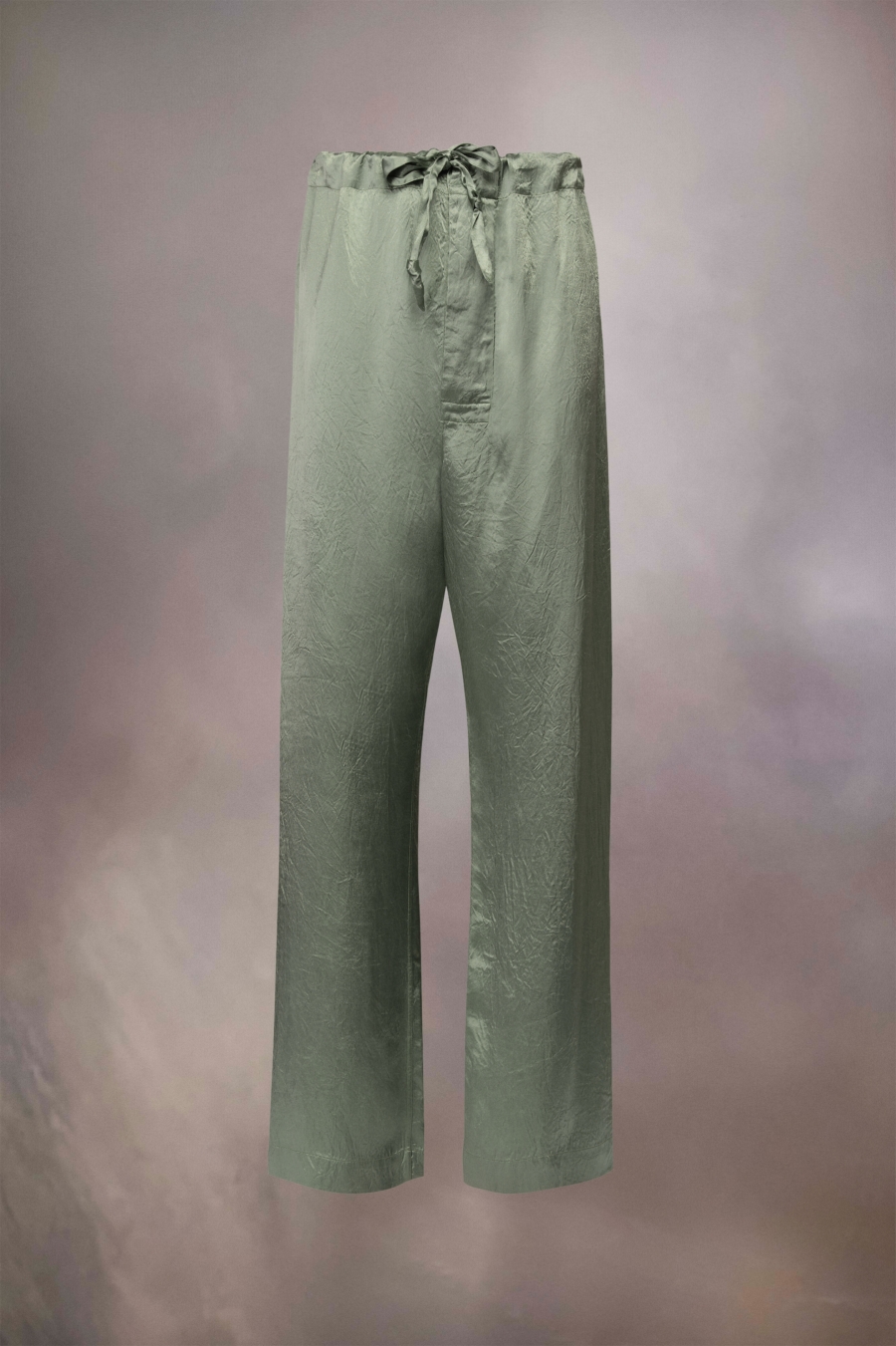 Maison Margiela Satin Trousers Sage | 715928-TFD