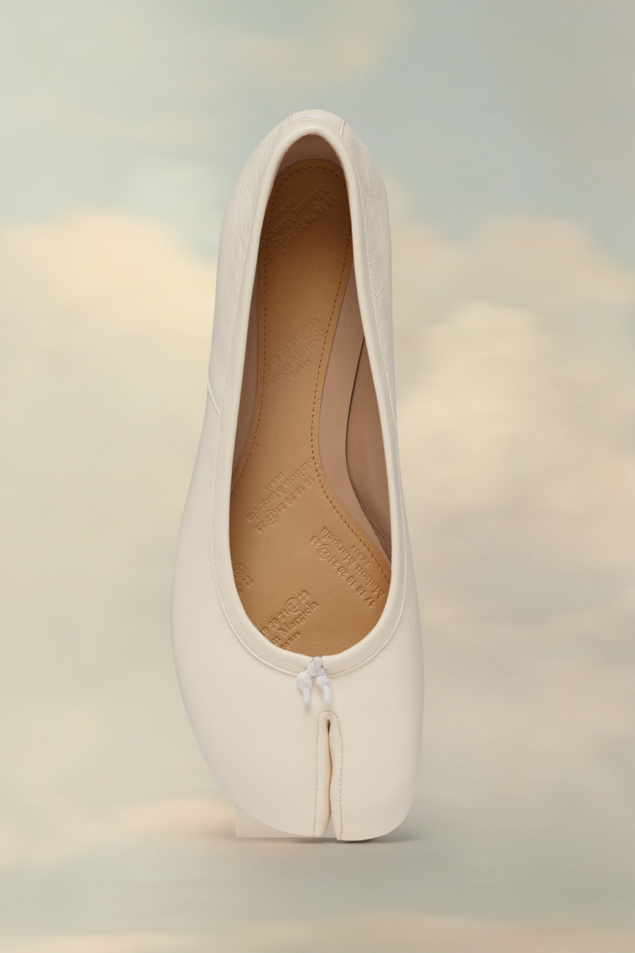 Maison Margiela Tabi Ballerinas White | 329654-FSQ