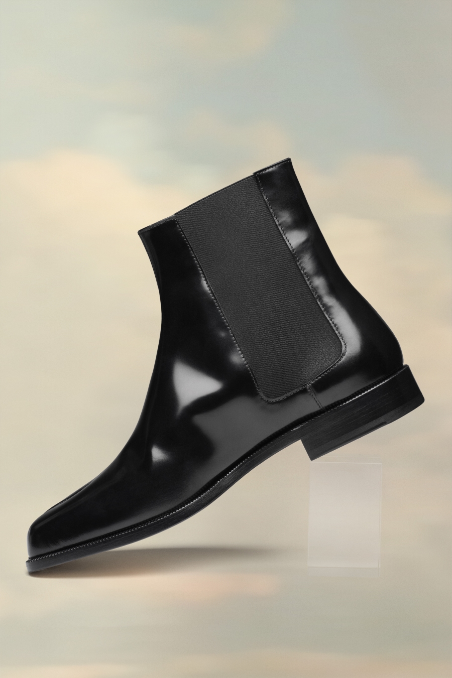 Maison Margiela Tabi Chelsea Boots Black | 354960-MUX