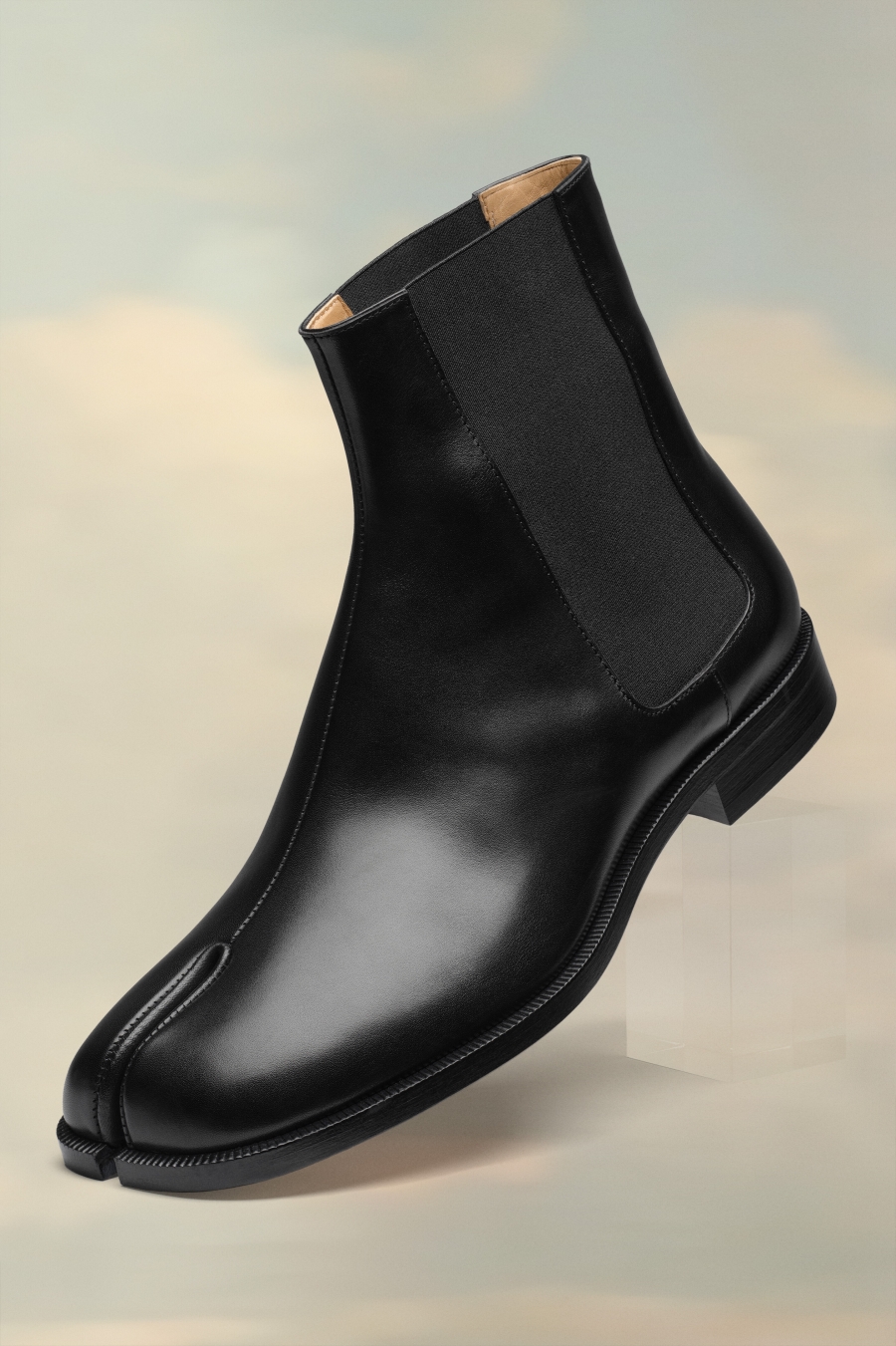 Maison Margiela Tabi Chelsea Boots Black | 806954-QPN