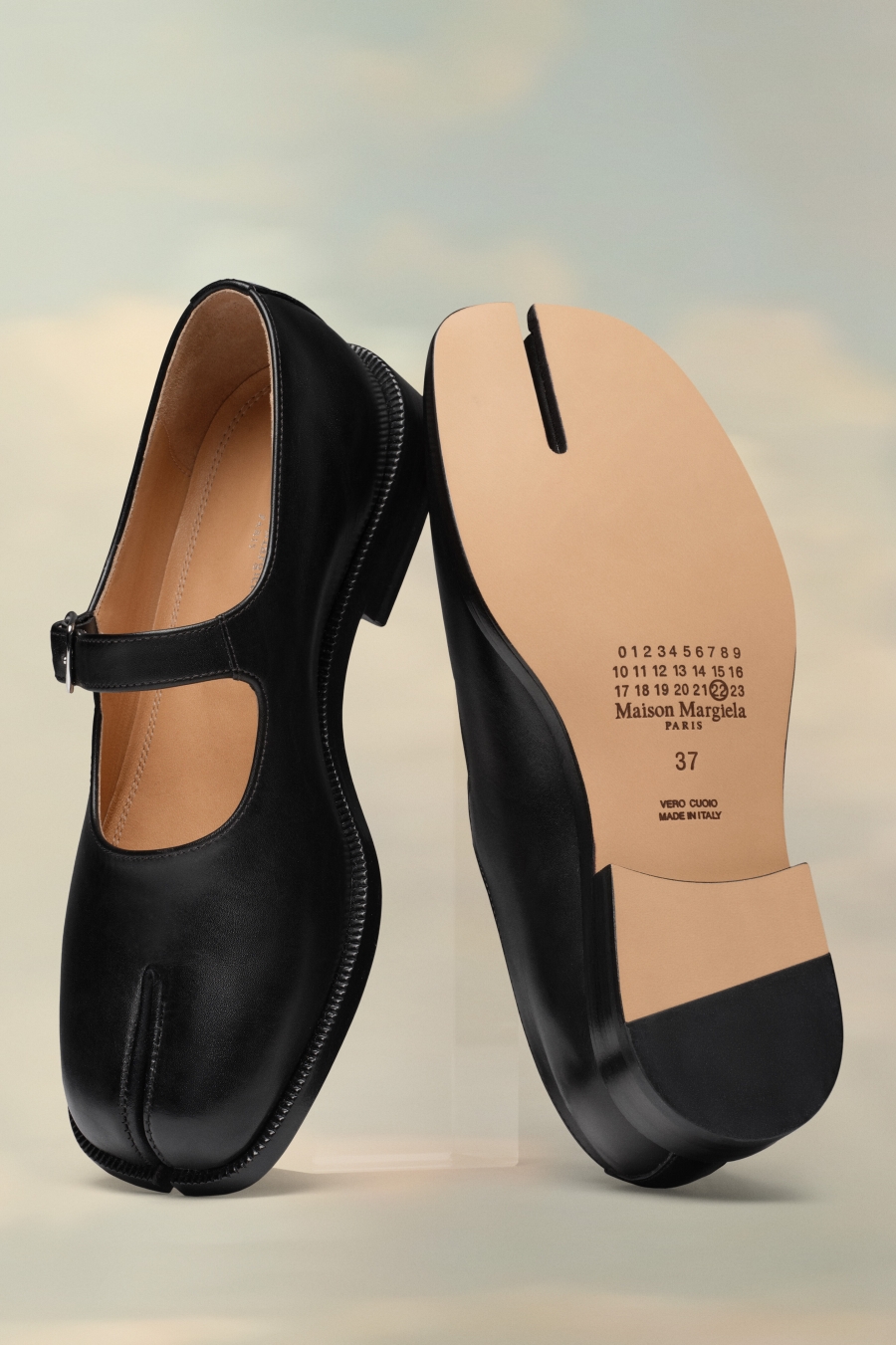 Maison Margiela Tabi Mary-janes Black | 478365-QME