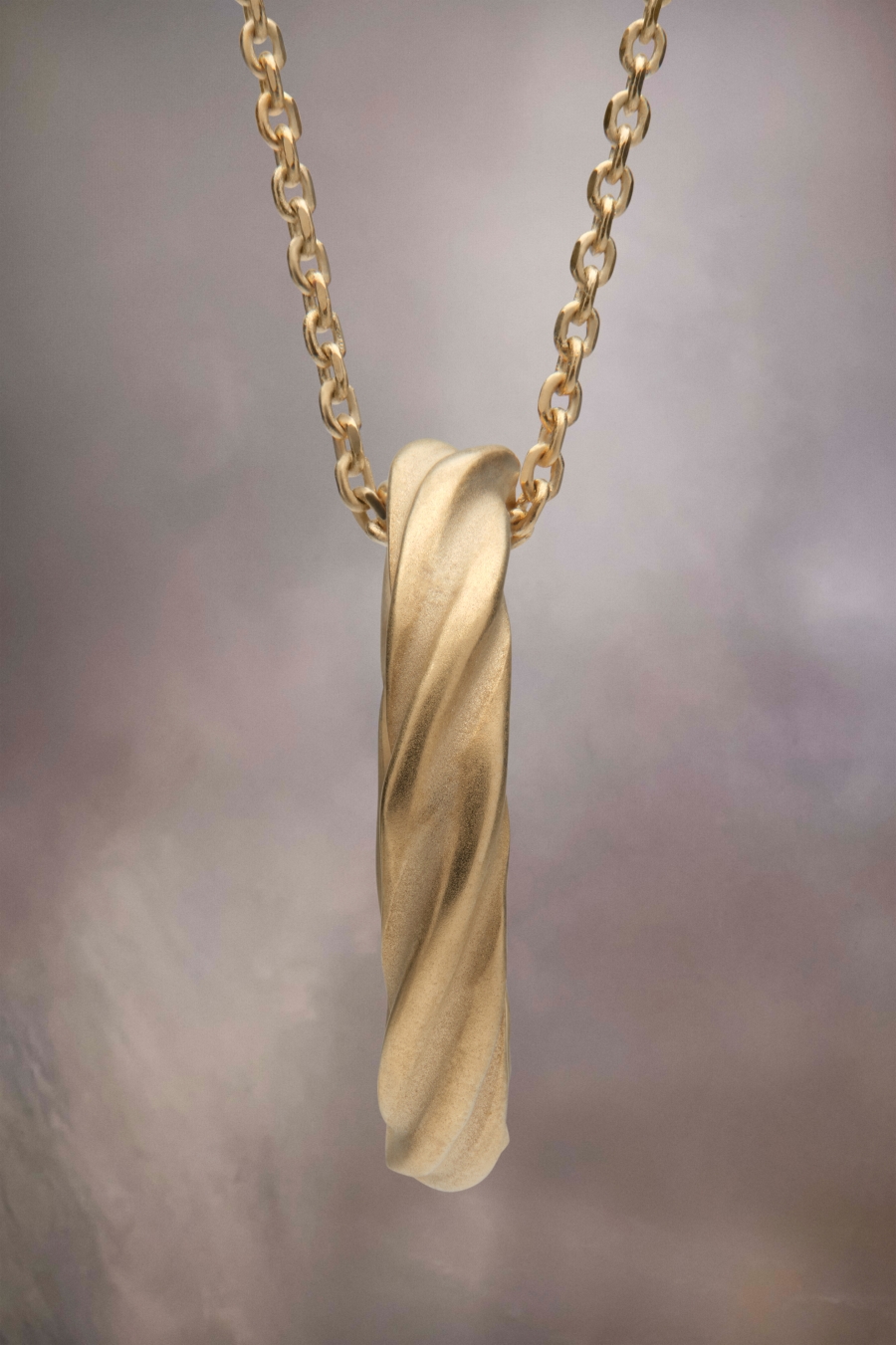 Maison Margiela Timeless Ring Necklace Yellow | 078935-AFR