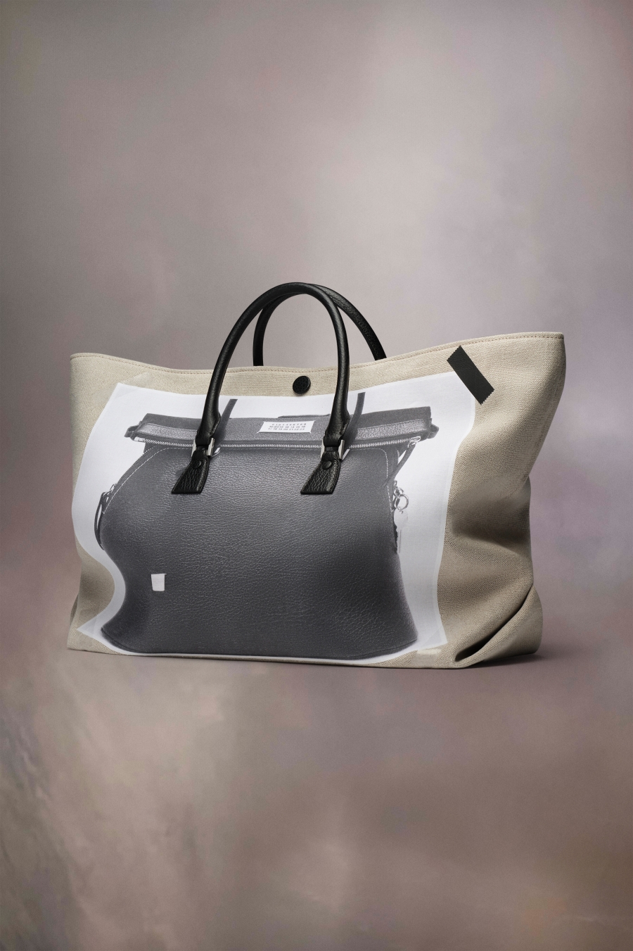 Maison Margiela Trompe L'oeil 5ac Shopping Pearl Grey | 032641-HIZ