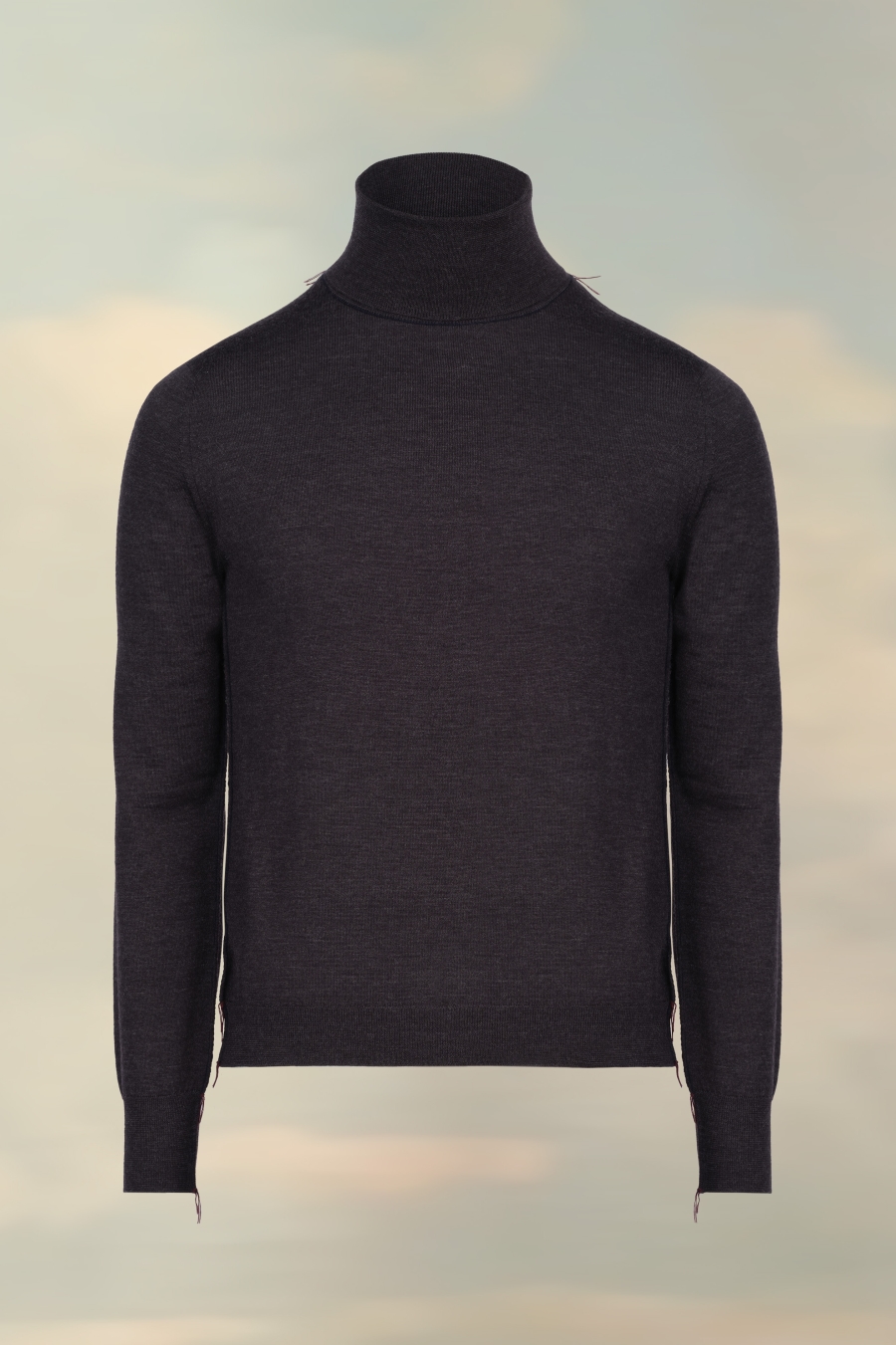 Maison Margiela Work-in-progress High-neck Sweater Ecru | 917623-REZ