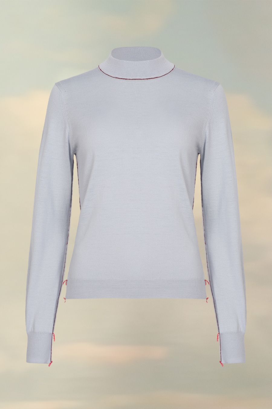 Maison Margiela Work-in-progress Sweater Pale Blue | 359270-CAZ