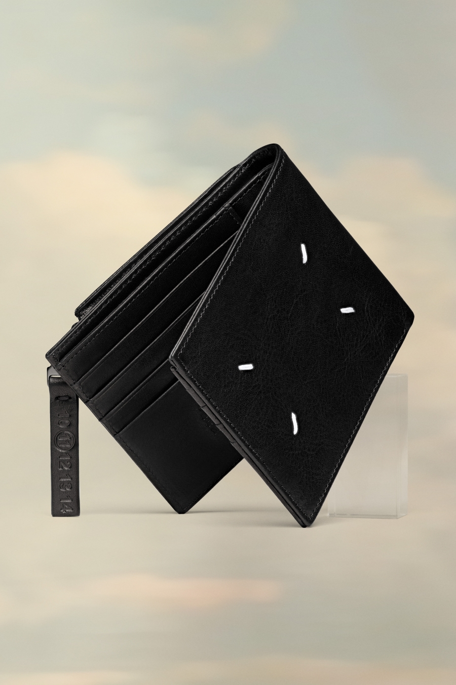 Maison Margiela Zip Wallet Black | 254367-VCP