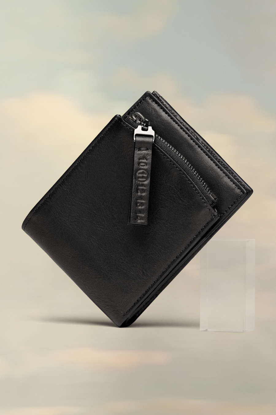 Maison Margiela Zip Wallet Black | 254367-VCP