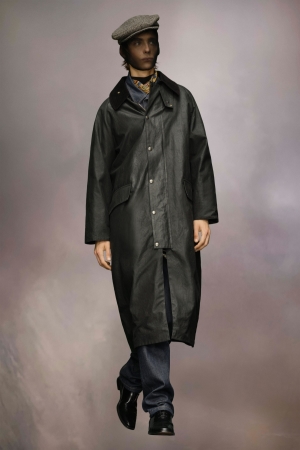 Maison Margiela Cotton Canvas Coat Black | 218659-BFM