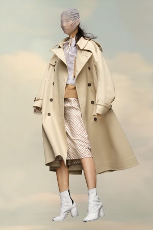 Maison Margiela Cotton Trench Coat Bronze | 264705-EWD